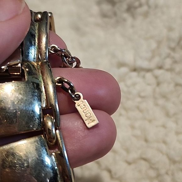 Vintage Gold Tone Chunky Monet Bracelet - Picture 5 of 9